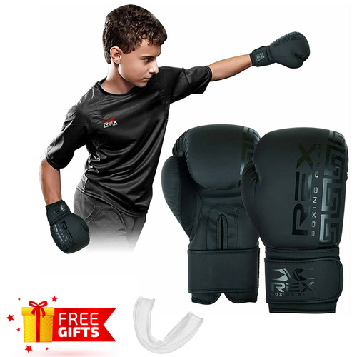 Kids leather boxing gloves 2oz - kids,