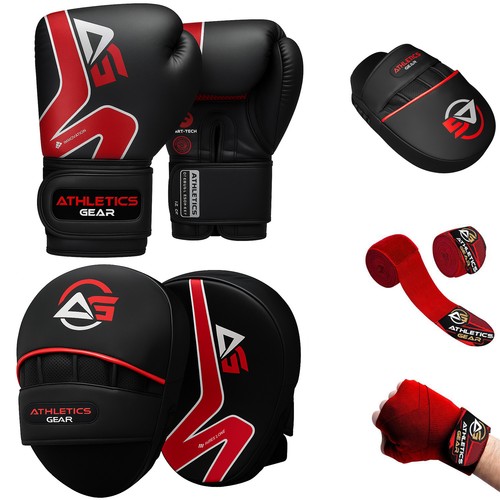 Kids boxing set gloves - boxing,